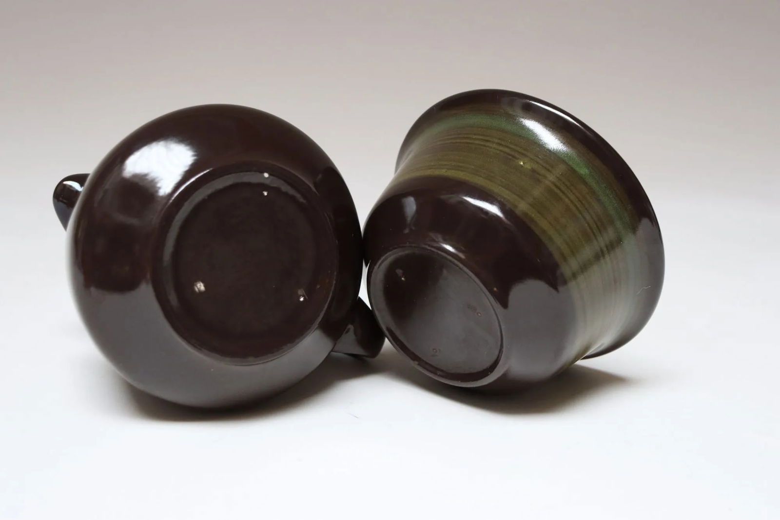 Vintage Franciscan "Madeira" Pottery Earthernware Creamer and Sugar Set - 8