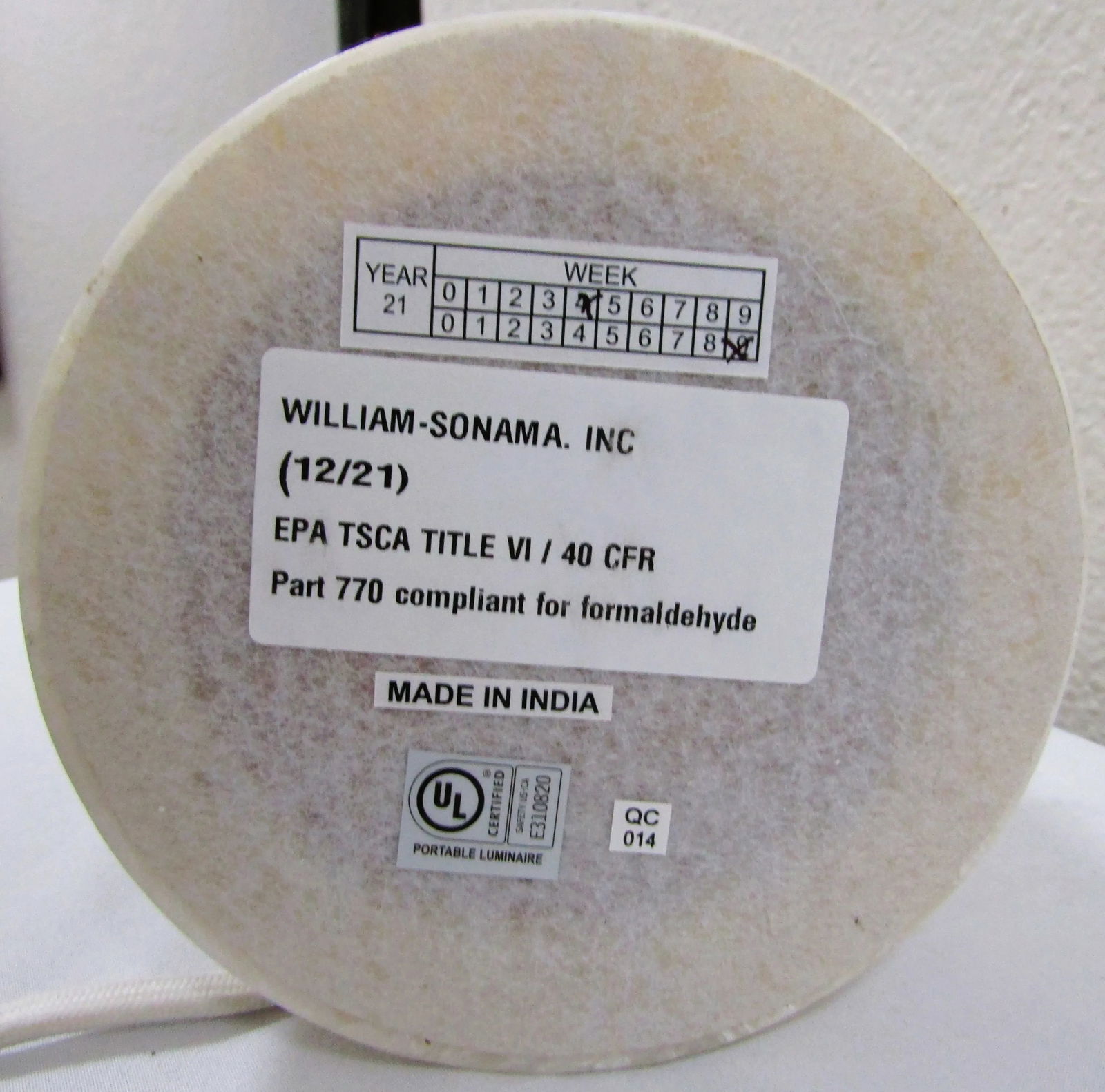 Williams-Sonoma Simone Onyx Table Lamp - 7