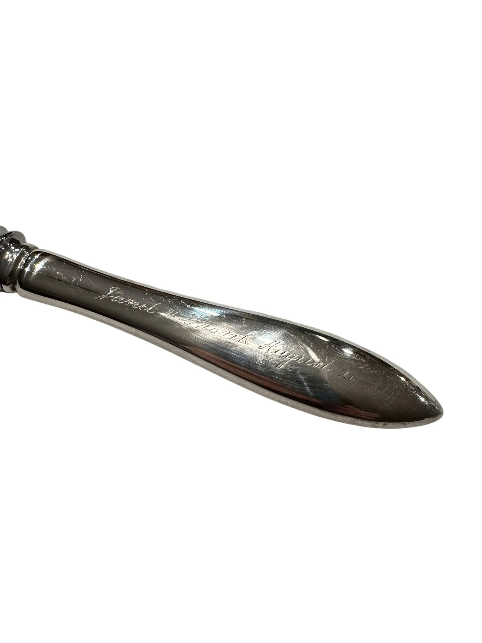 1960s Sterling Gorham Wedding Cake Knife - 4