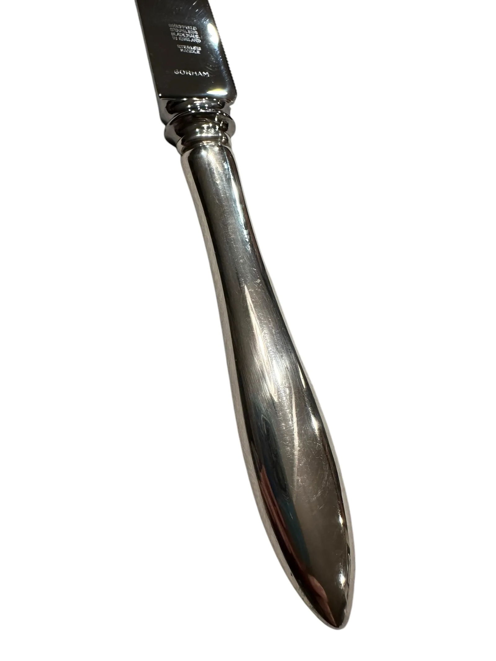 1960s Sterling Gorham Wedding Cake Knife - 8