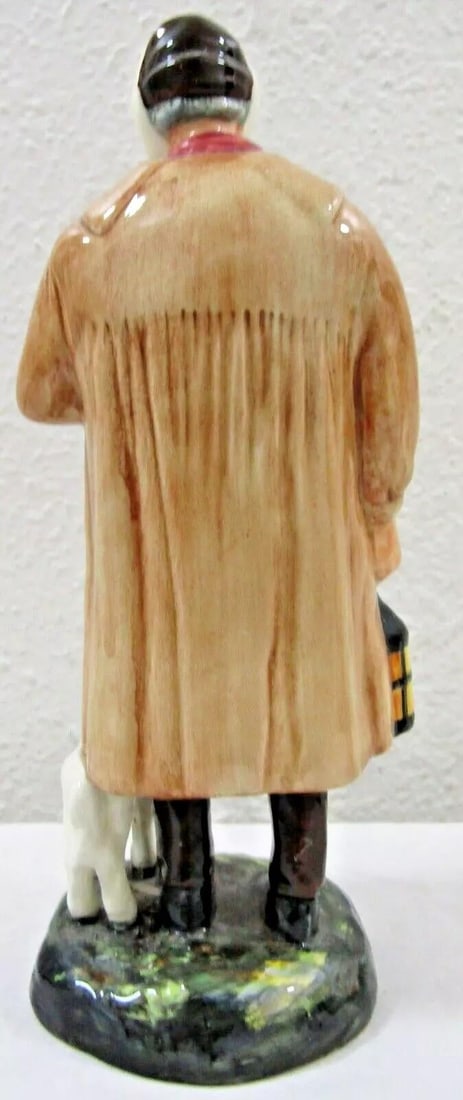 Pair Royal Doulton Figurines Lambing Time and Shepherd 1940s - 4