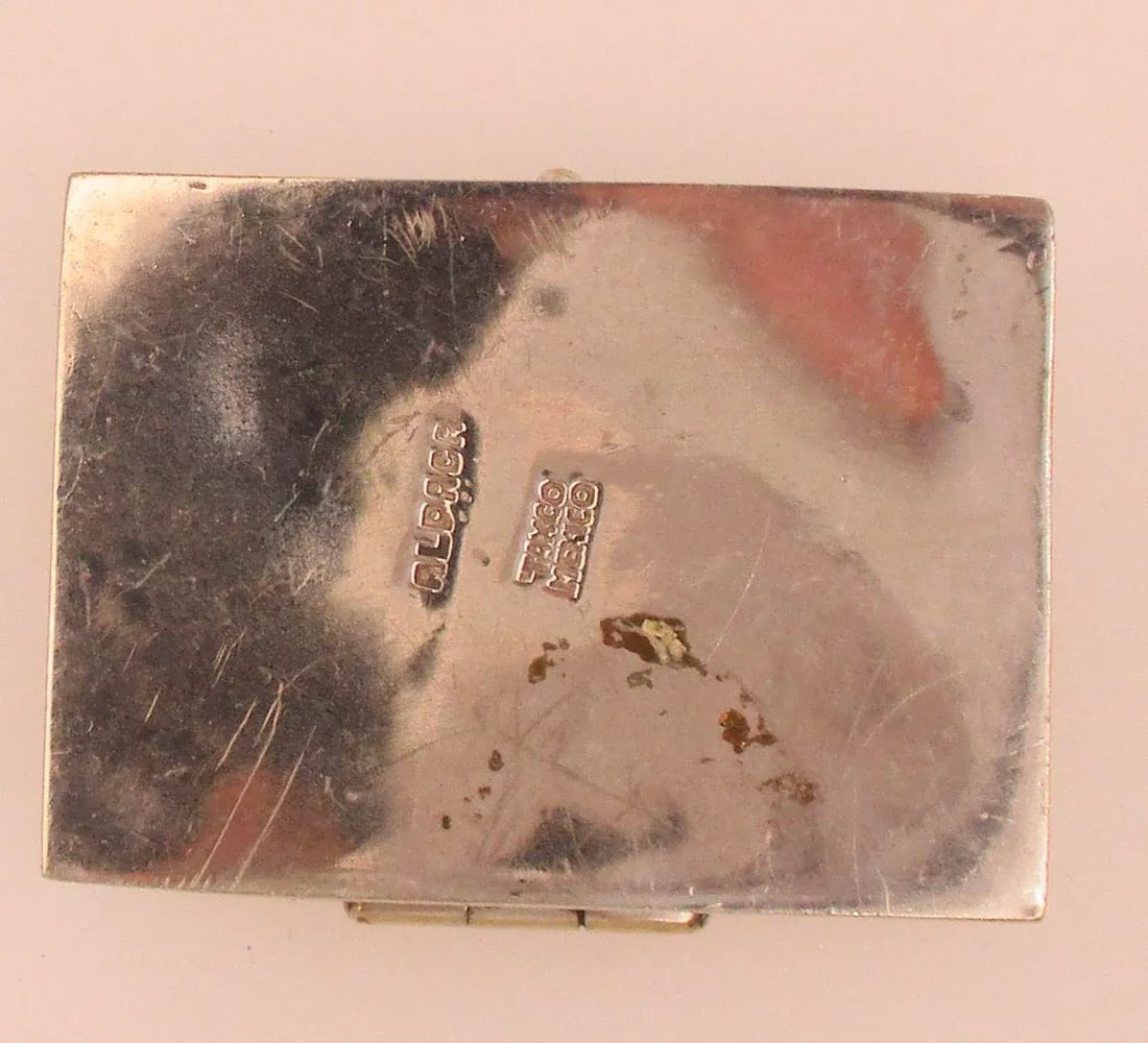 Alpaca Alloy Purse Box Mexico - 3