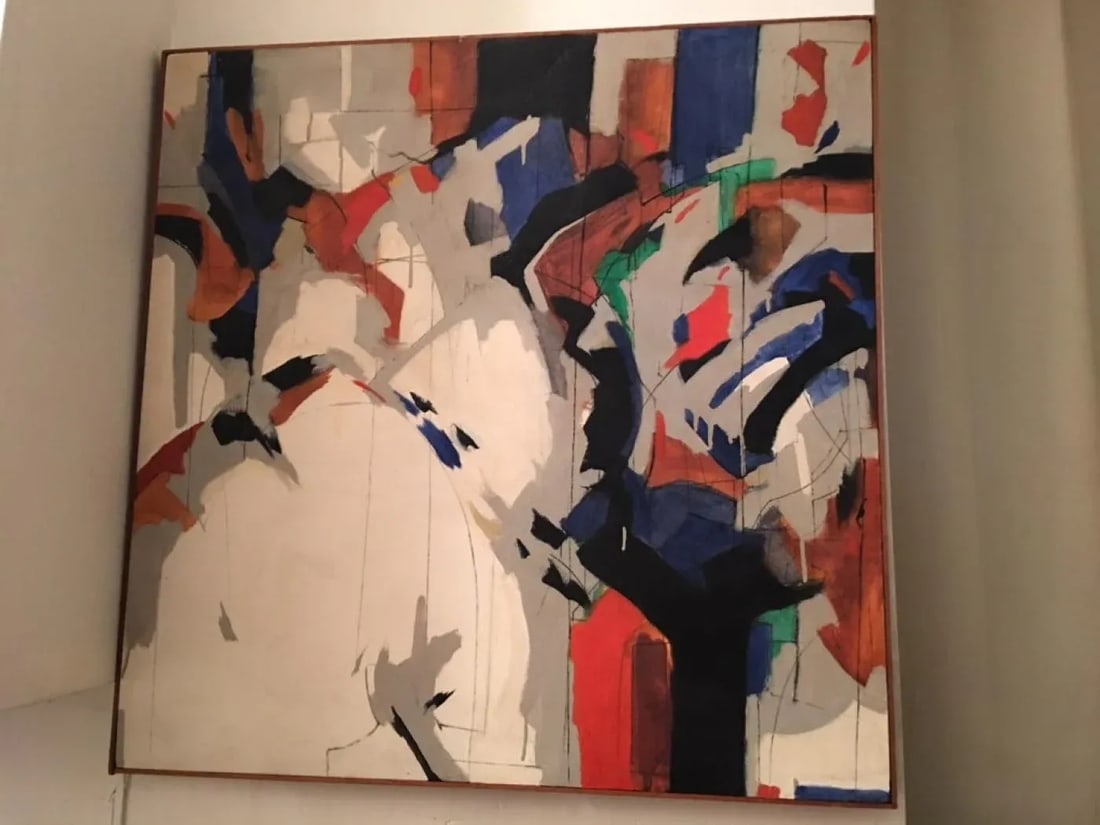 1970s Alec Murphy Modern Colorful Abstract Painting - 2