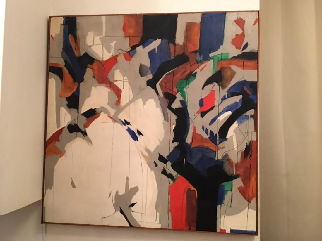 1970s Alec Murphy Modern Colorful Abstract Painting - 4