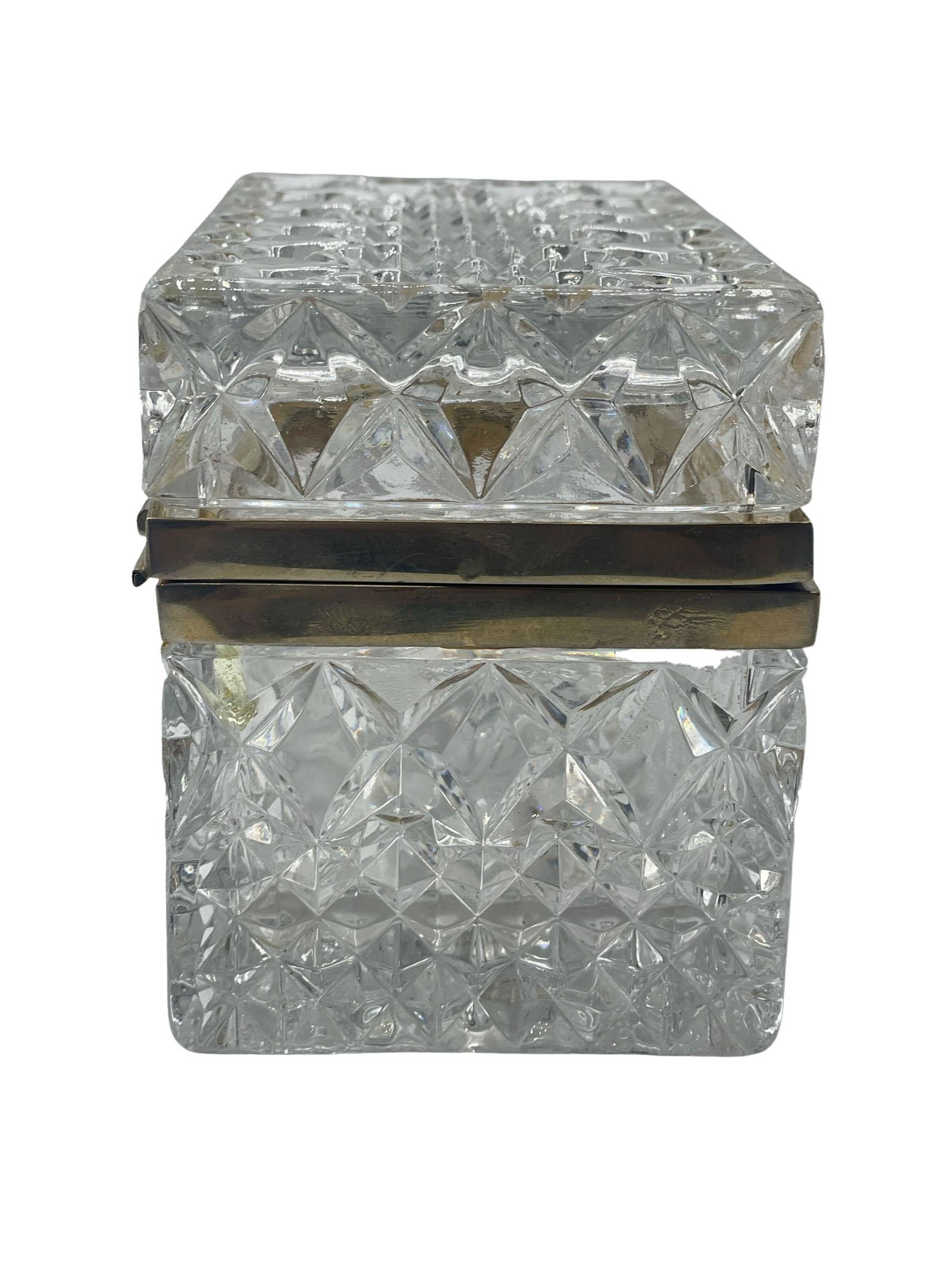 Antique Baccarat Style Crystal Box - 3