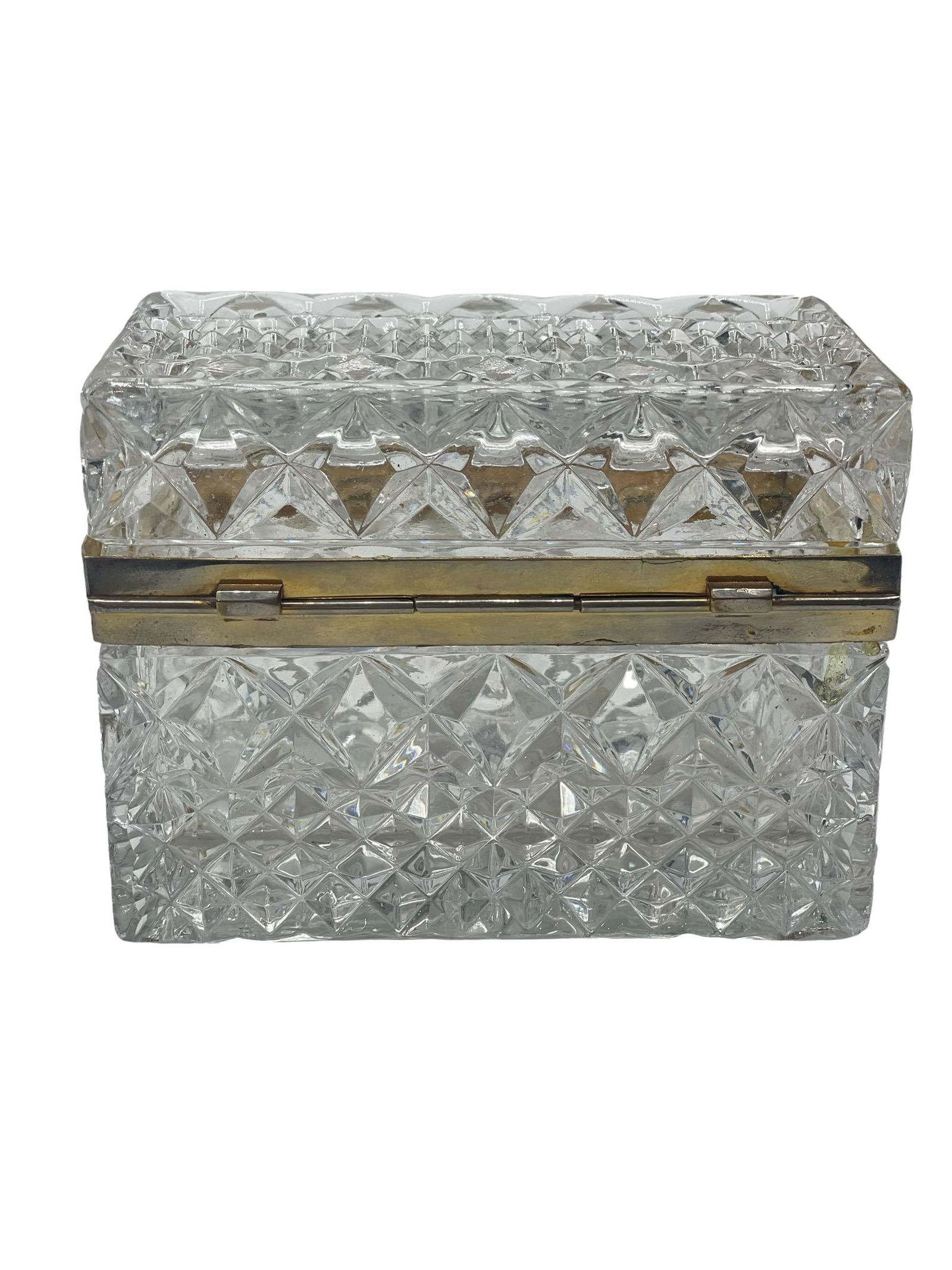 Antique Baccarat Style Crystal Box - 5