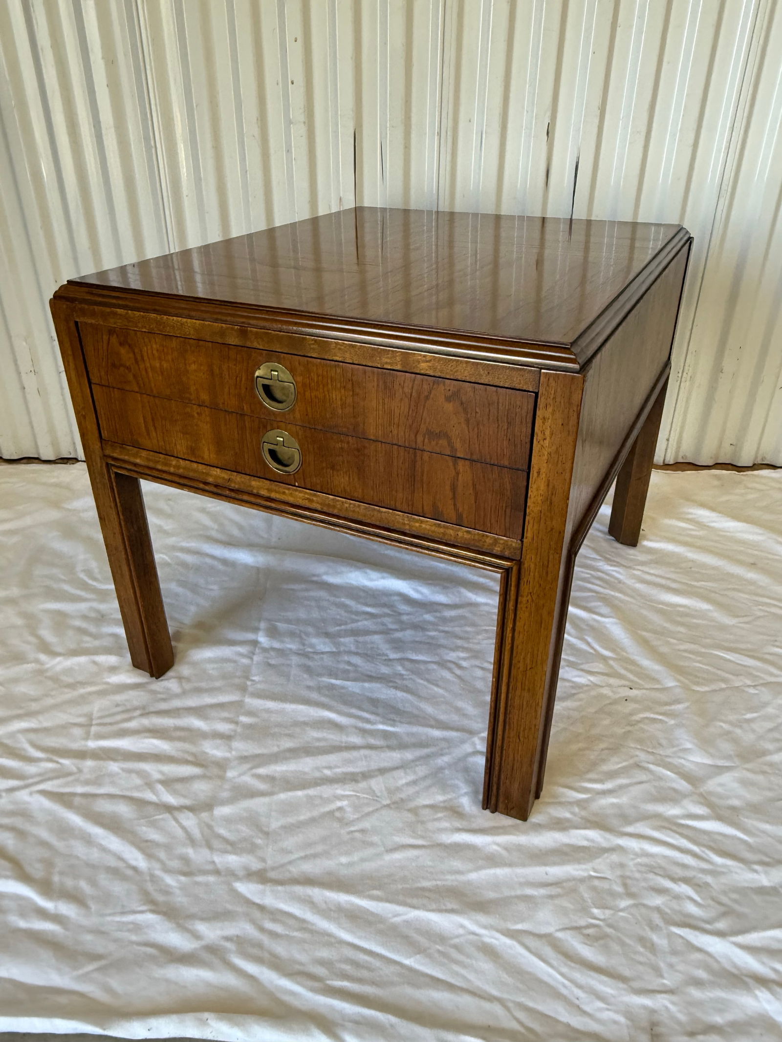 Stunning Vintage Drexel Heritage Accolade Side Table / Nightstand - 7