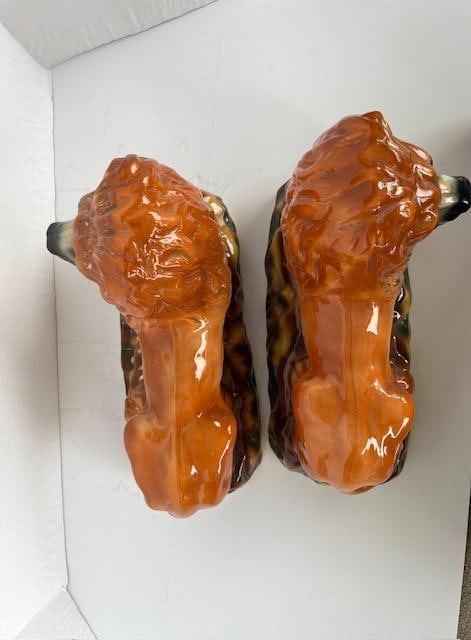 Staffordshire Lions With Glass Eyes - 4