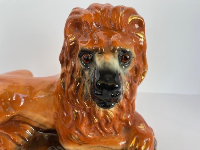 Staffordshire Lions With Glass Eyes - 6