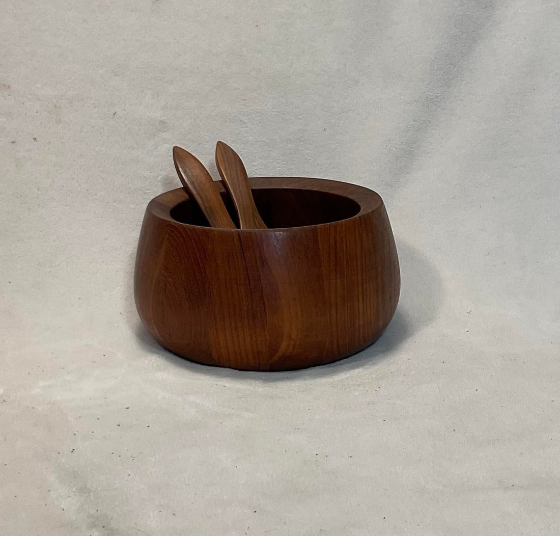 Dansk International Designs Ltd Malaysia Salad Bowl With Serving Utensils - 2