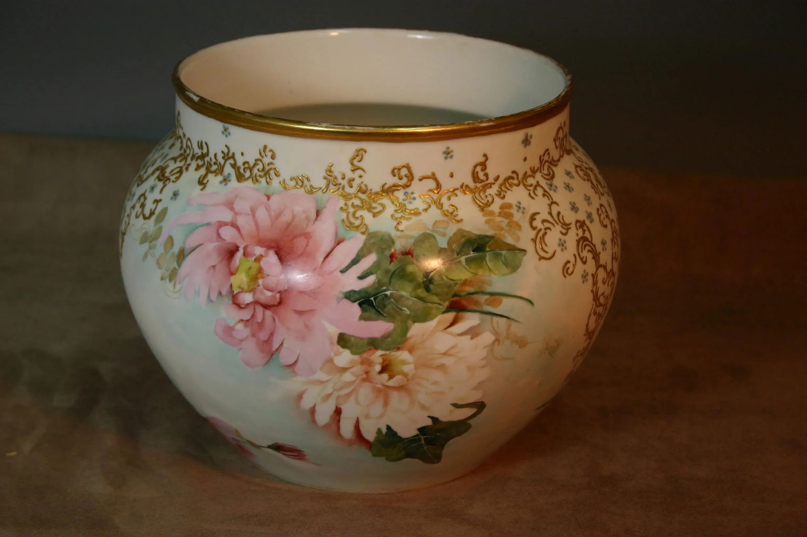 Antique Jean Pouyat Petler (Jpl) Hand Painted Jardiniere (1905) - 2