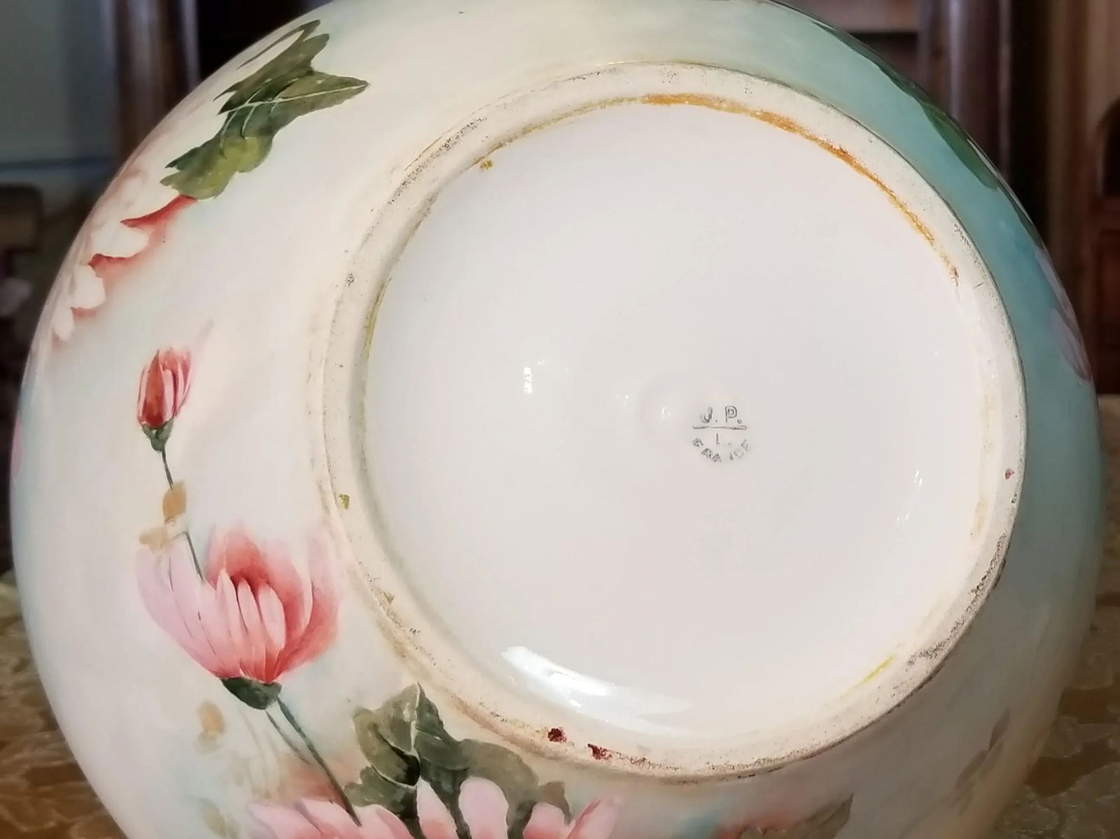 Antique Jean Pouyat Petler (Jpl) Hand Painted Jardiniere (1905) - 9