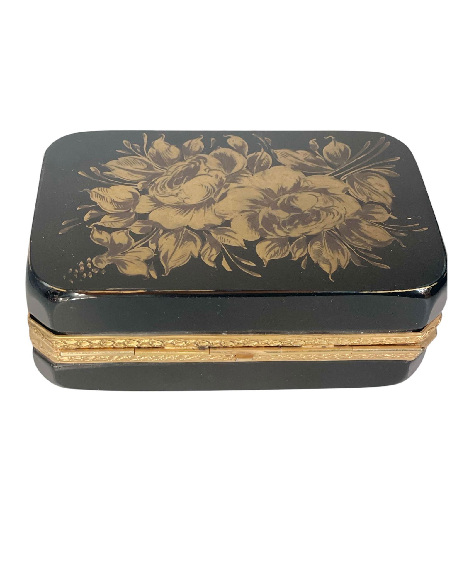 Black Murano Opaline Casket - 5
