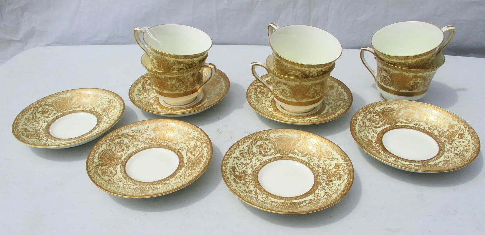 Royal Worcester Embassy Pattern Demitas Set - Set of 12 - 4
