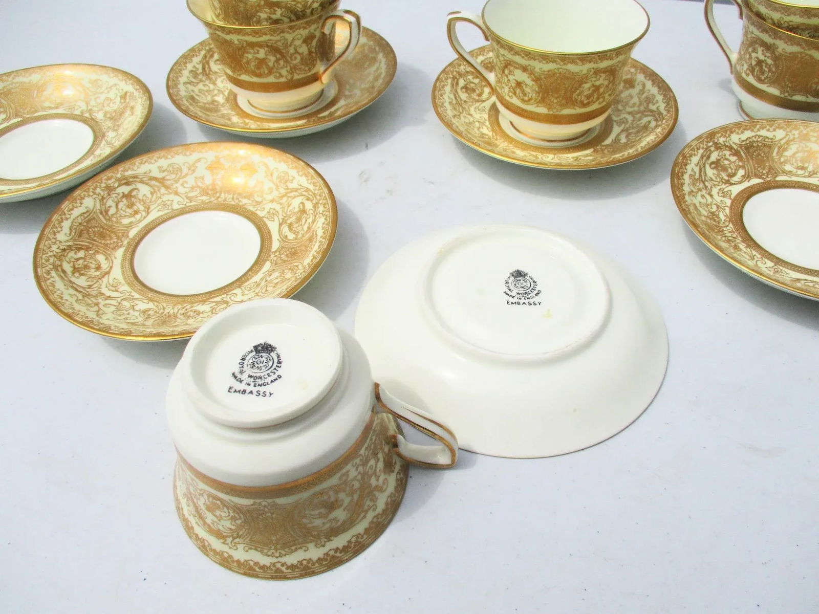 Royal Worcester Embassy Pattern Demitas Set - Set of 12 - 5