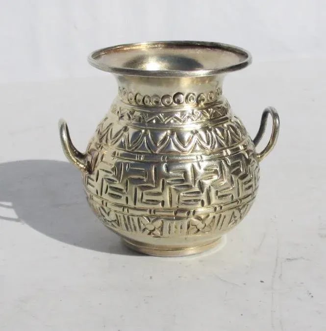 Zolotas Minature Silver Ancient Vase - 2
