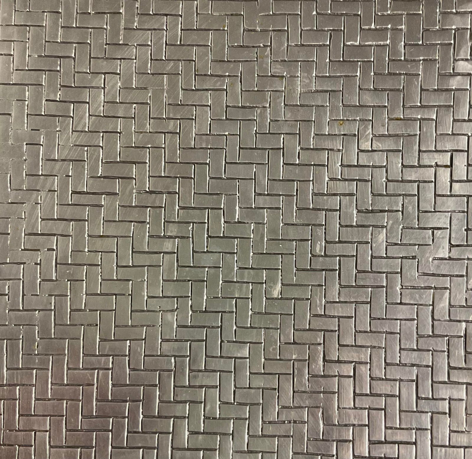 Mariposa Aluminum Bamboo Oversized Serving Platter, Hecho en Mexico, Circa 1980s - 8