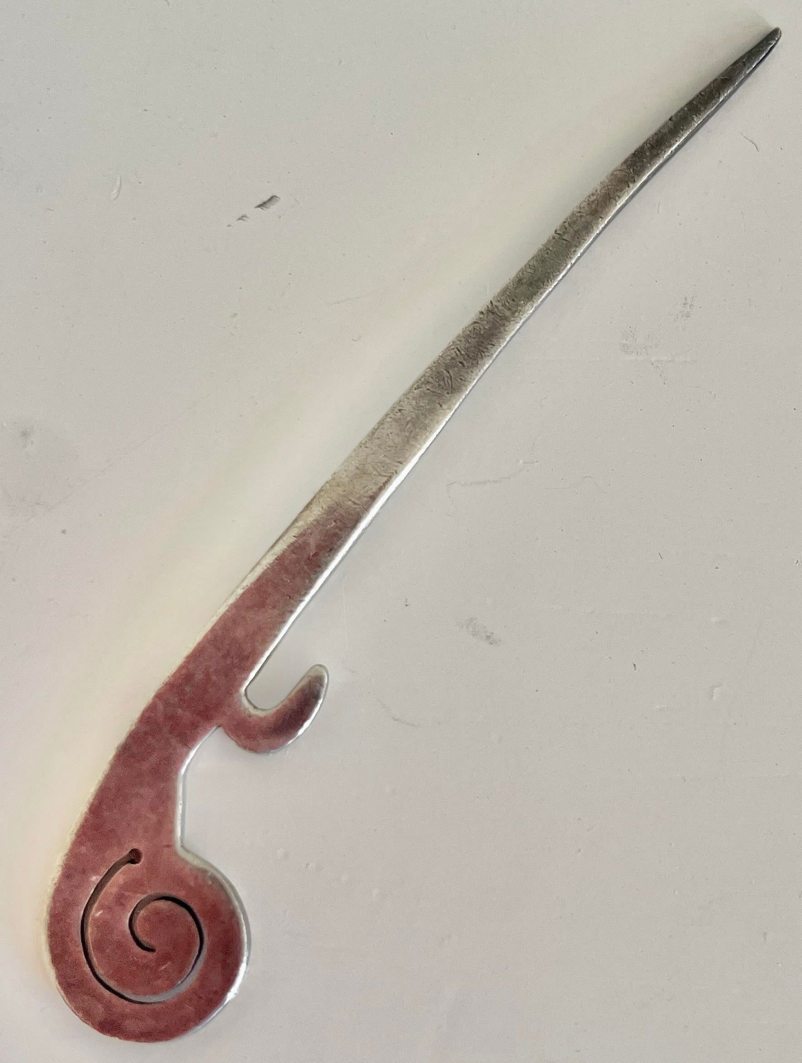 Mid Century Mexican Stamped Silver Tooth Pick - 3
