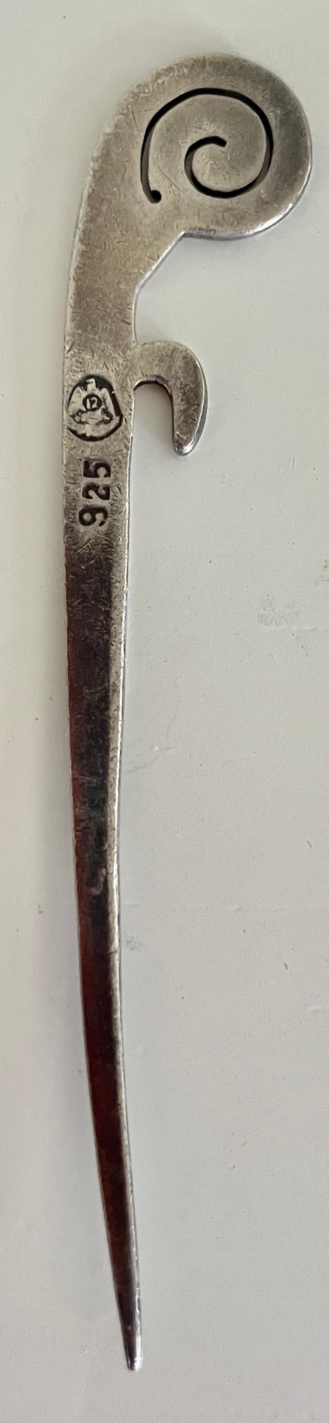 Mid Century Mexican Stamped Silver Tooth Pick - 5