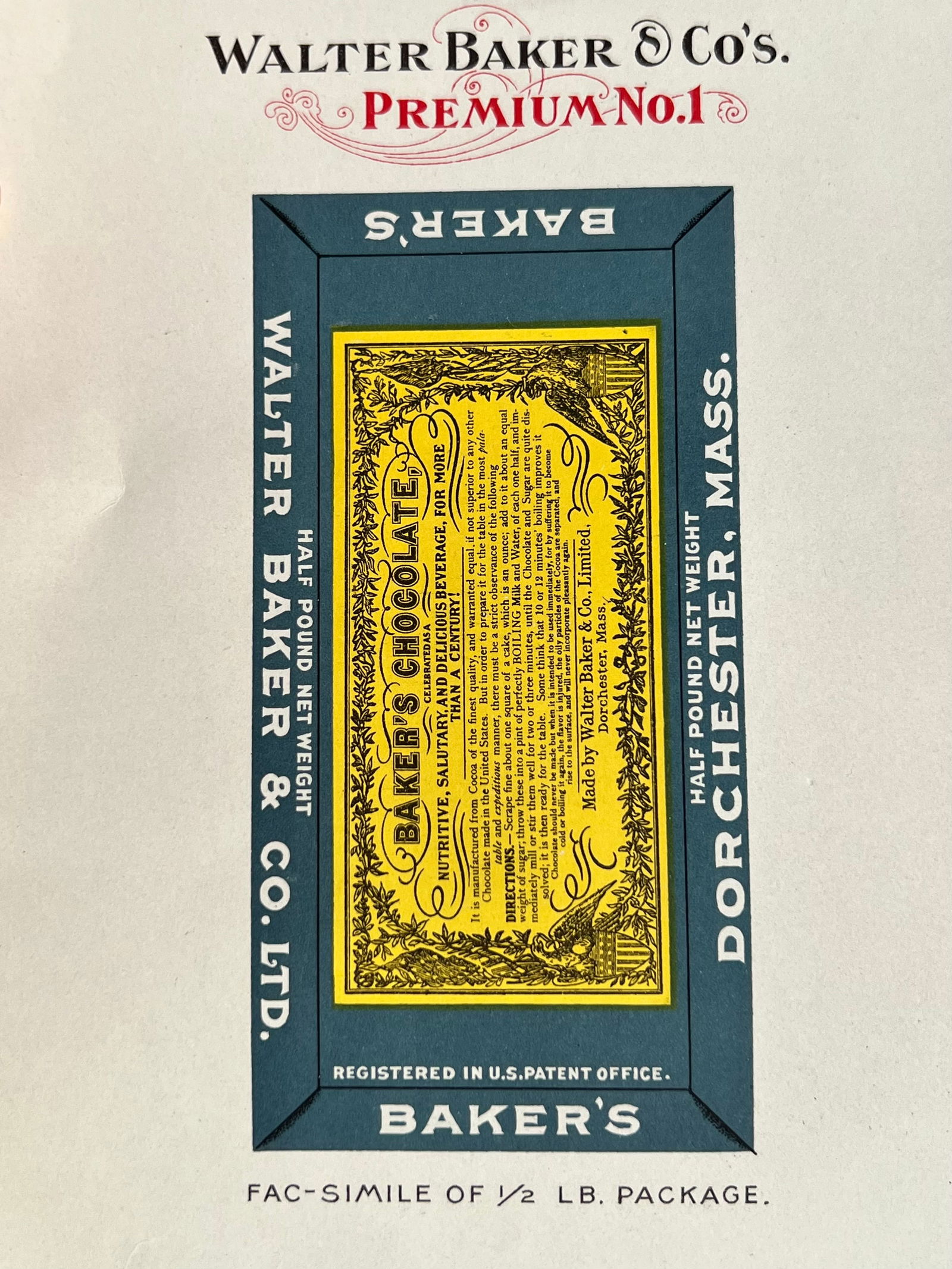 Antique Wood Baker's Chocolate Boxes From Maine, Pair - 9