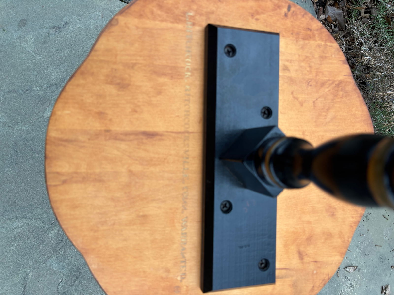 1960s Vintage Hitchcock Stenciled Candlestick Table - 4