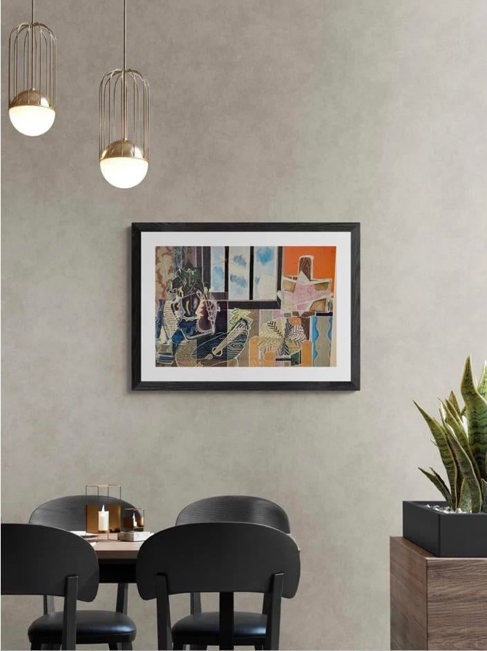 Late 20th Century "The Studio" Reproduction Print After Cubist Painter Georges Braque - 3