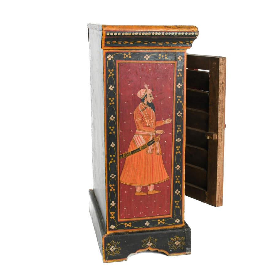 Hand-Painted Indian Rasamanjari Series Cabinet - 5