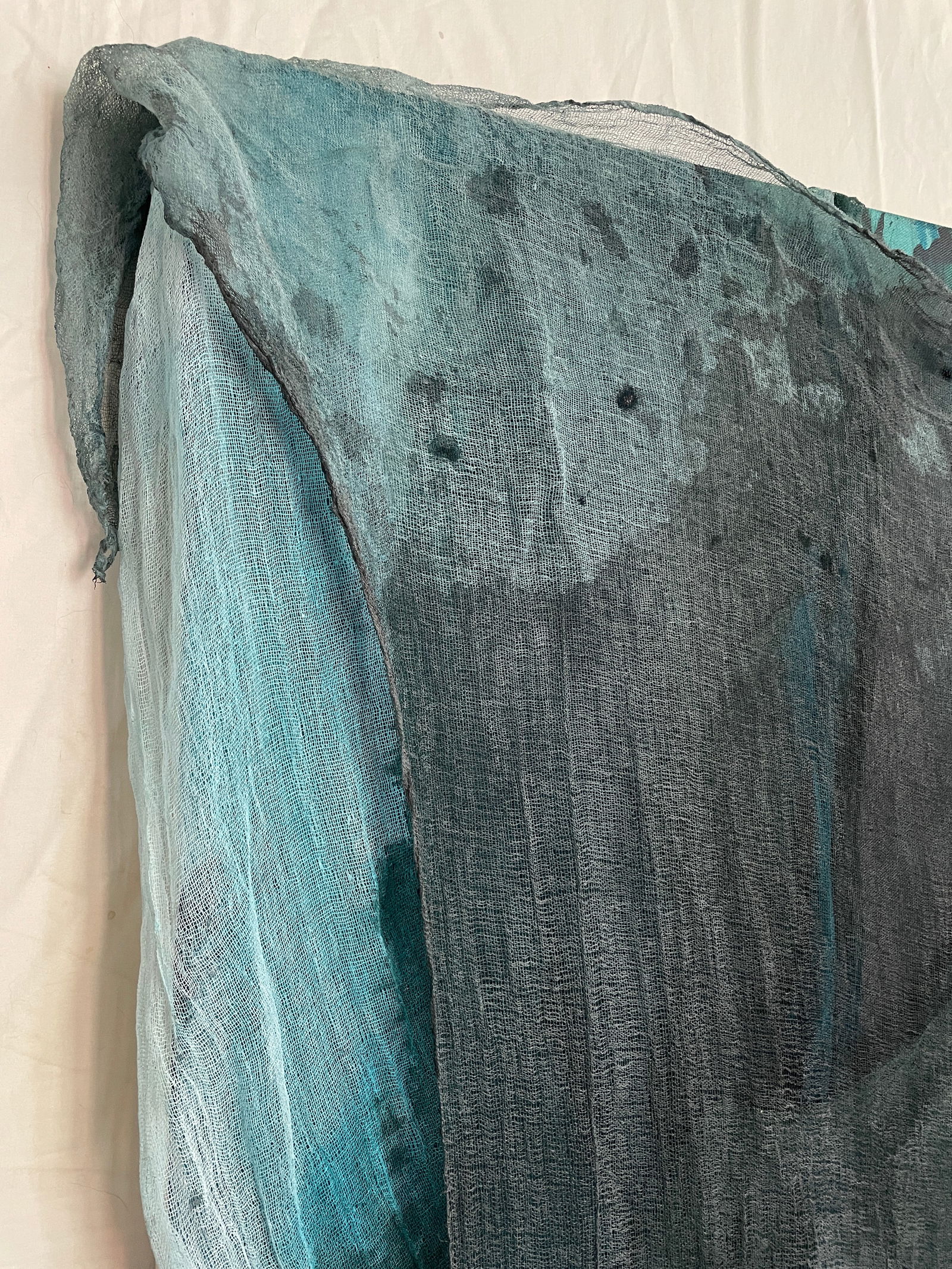 Verdant Escape Mixed Media Dimensional Color Field Painting by Stacey Warnix - 4