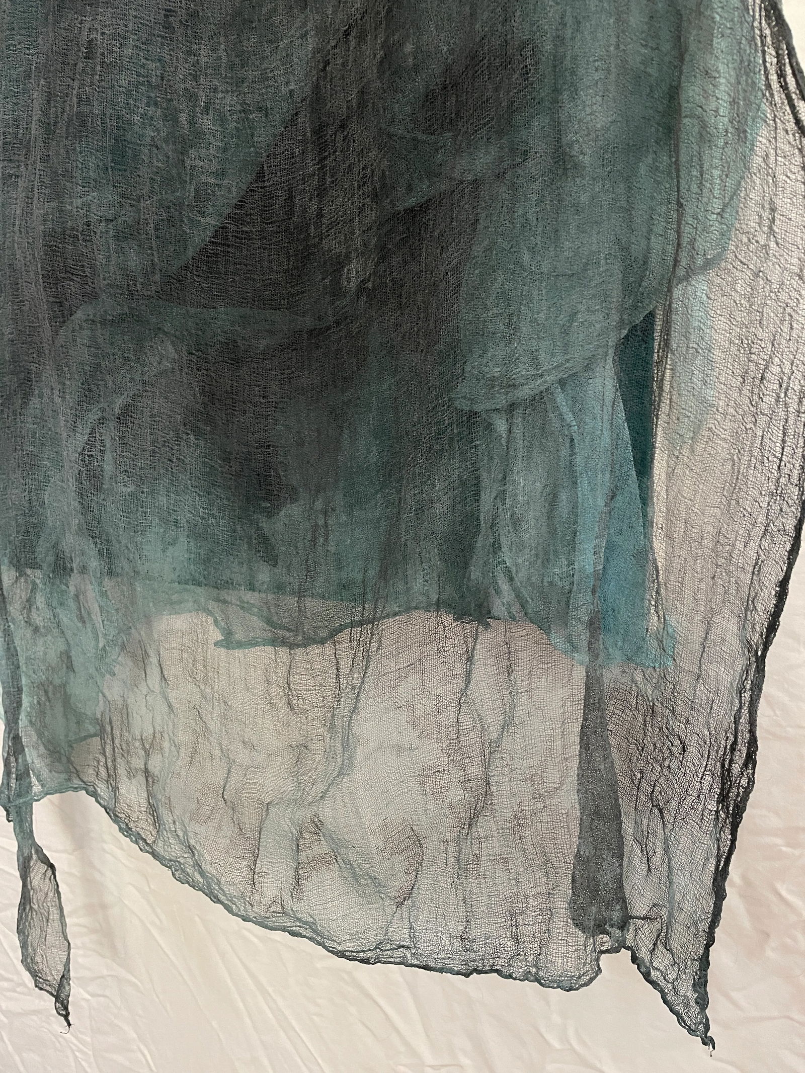 Verdant Escape Mixed Media Dimensional Color Field Painting by Stacey Warnix - 5