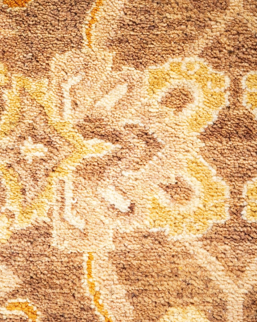 Mogul, One-of-a-Kind Hand-Knotted Area Rug - Yellow, 6' 1" x 8' 10" - 3