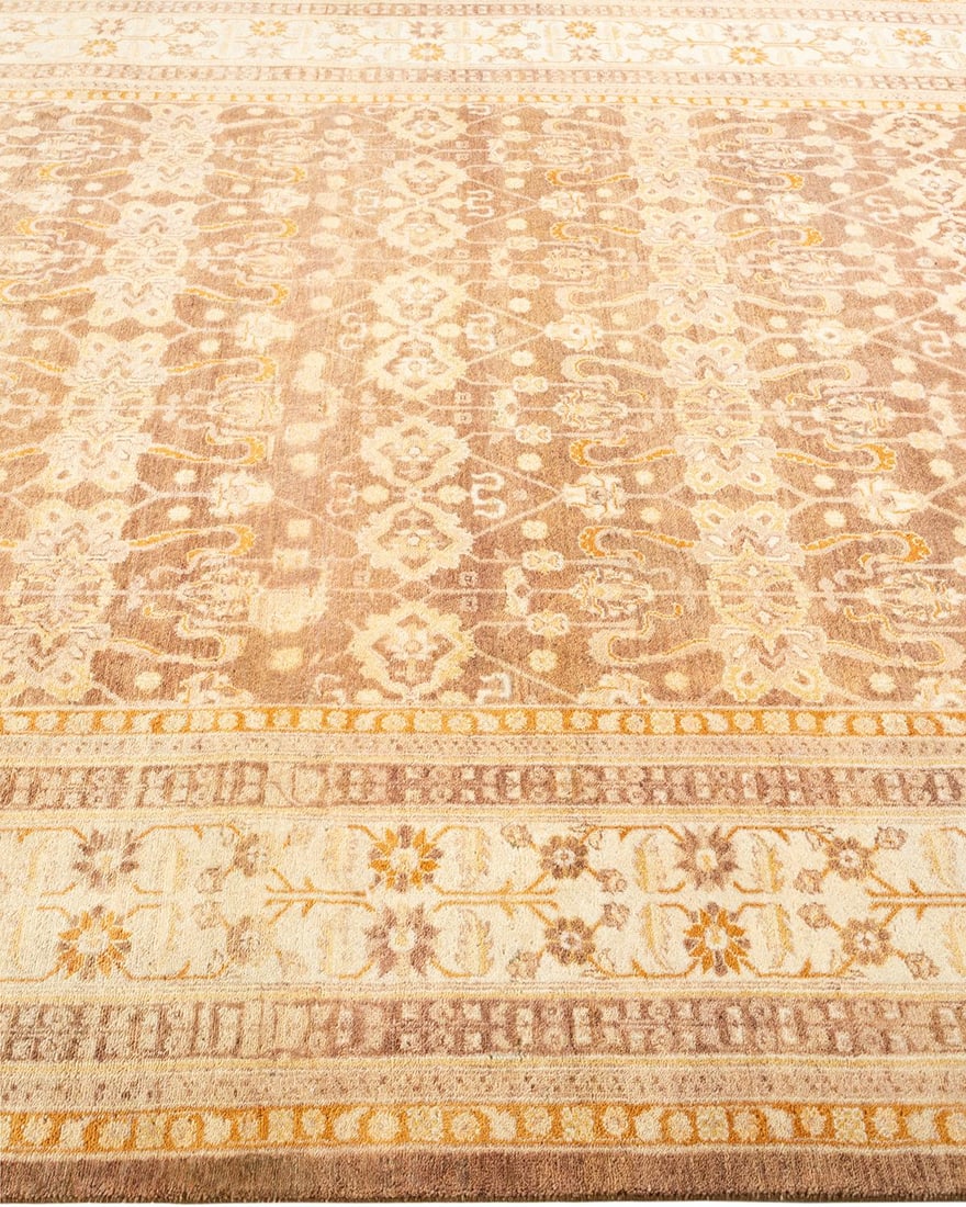 Mogul, One-of-a-Kind Hand-Knotted Area Rug - Yellow, 6' 1" x 8' 10" - 4