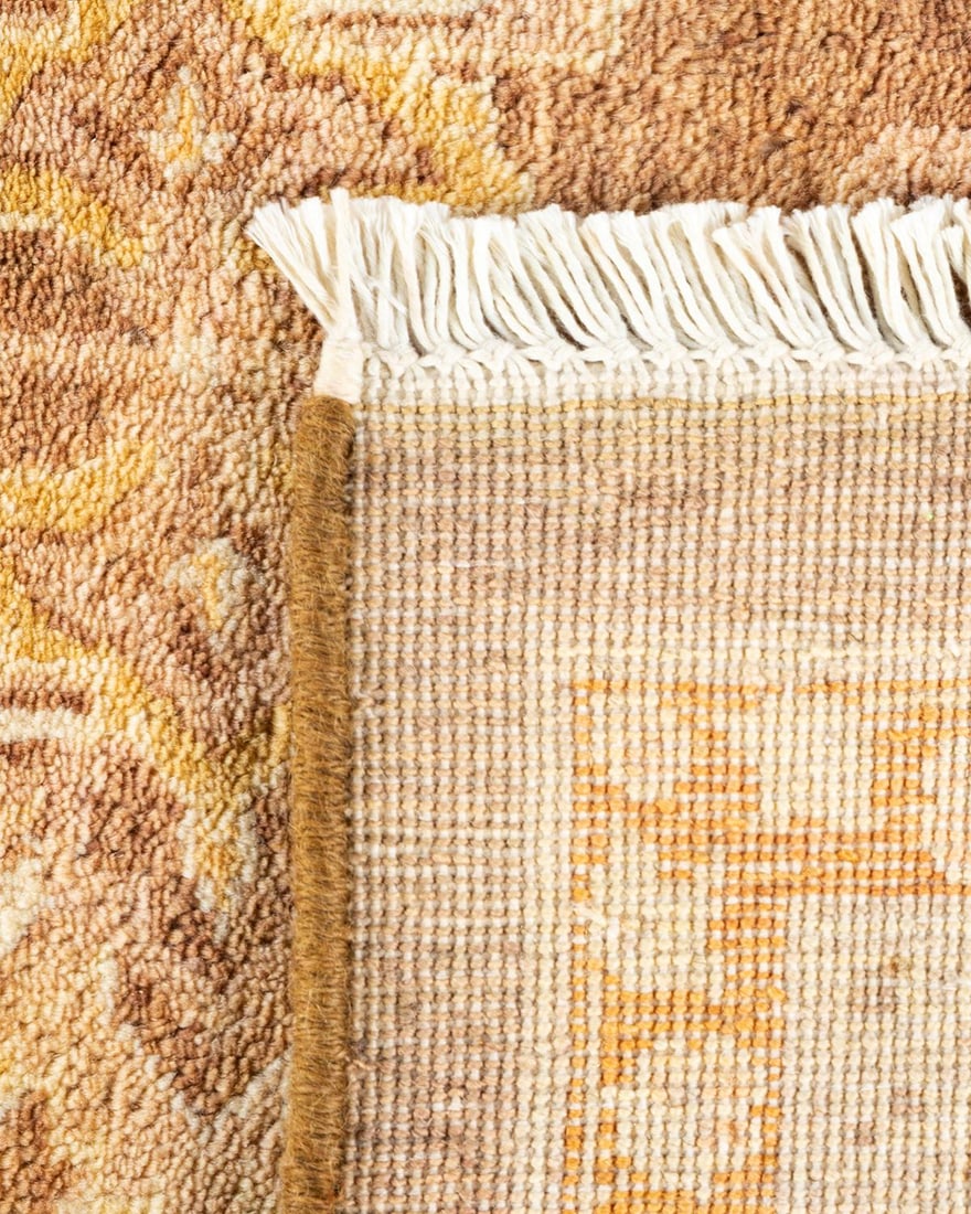 Mogul, One-of-a-Kind Hand-Knotted Area Rug - Yellow, 6' 1" x 8' 10" - 5