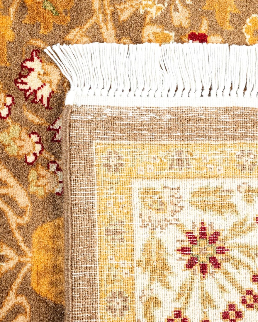 Mogul, One-of-a-Kind Hand-Knotted Area Rug - Brown, 3' 2" x 5' 0" - 5