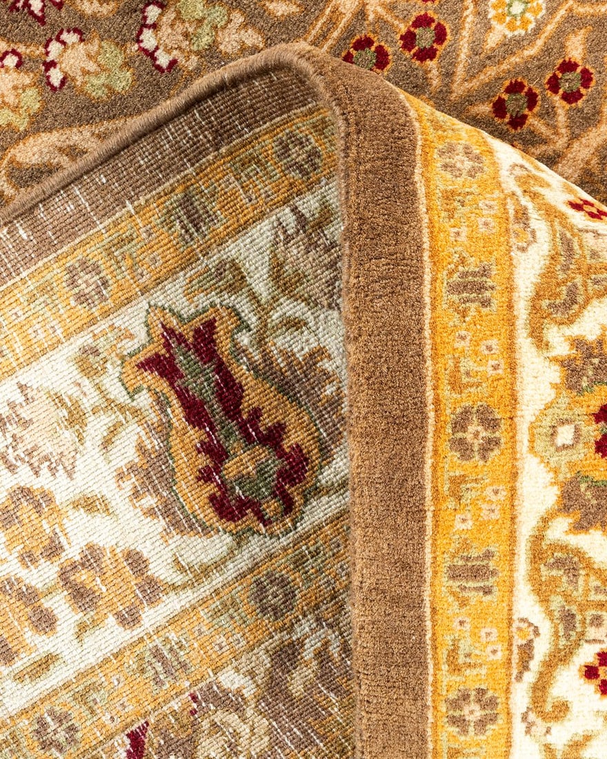 Mogul, One-of-a-Kind Hand-Knotted Area Rug - Brown, 3' 2" x 5' 0" - 6