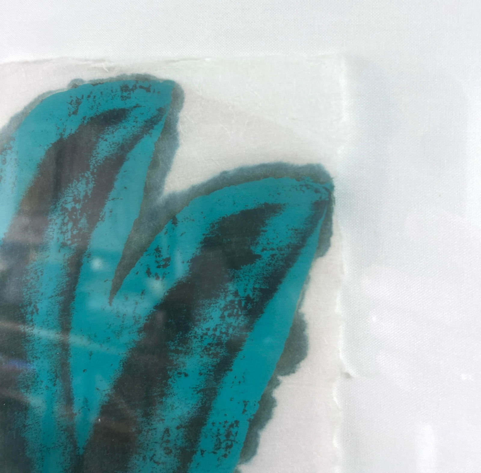 1980s Original Signed Carol Summers "Basholi" Woodcut, Framed - 11