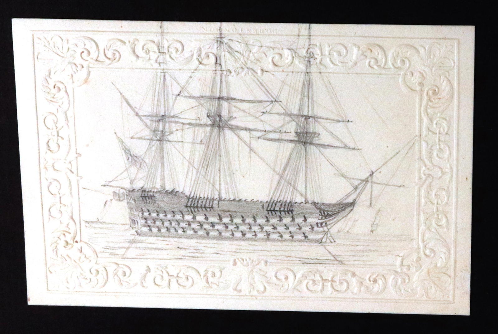 Royal Navy Ship Pencil Drawings by George Bryant Campion - 3