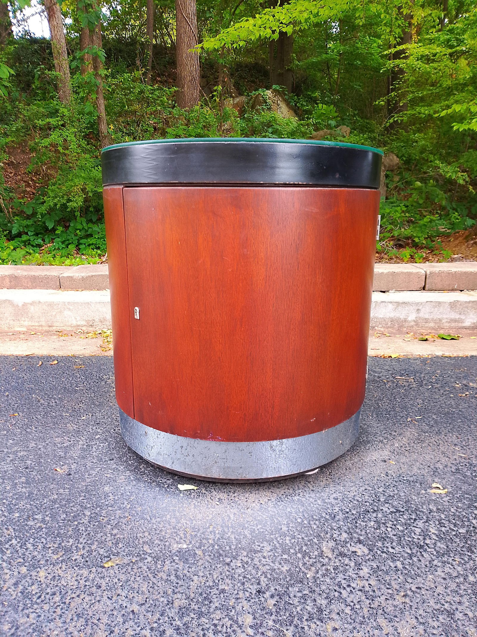 Original Ralph Lauren Mahogany Nightstand Side Table Cabinet - 7