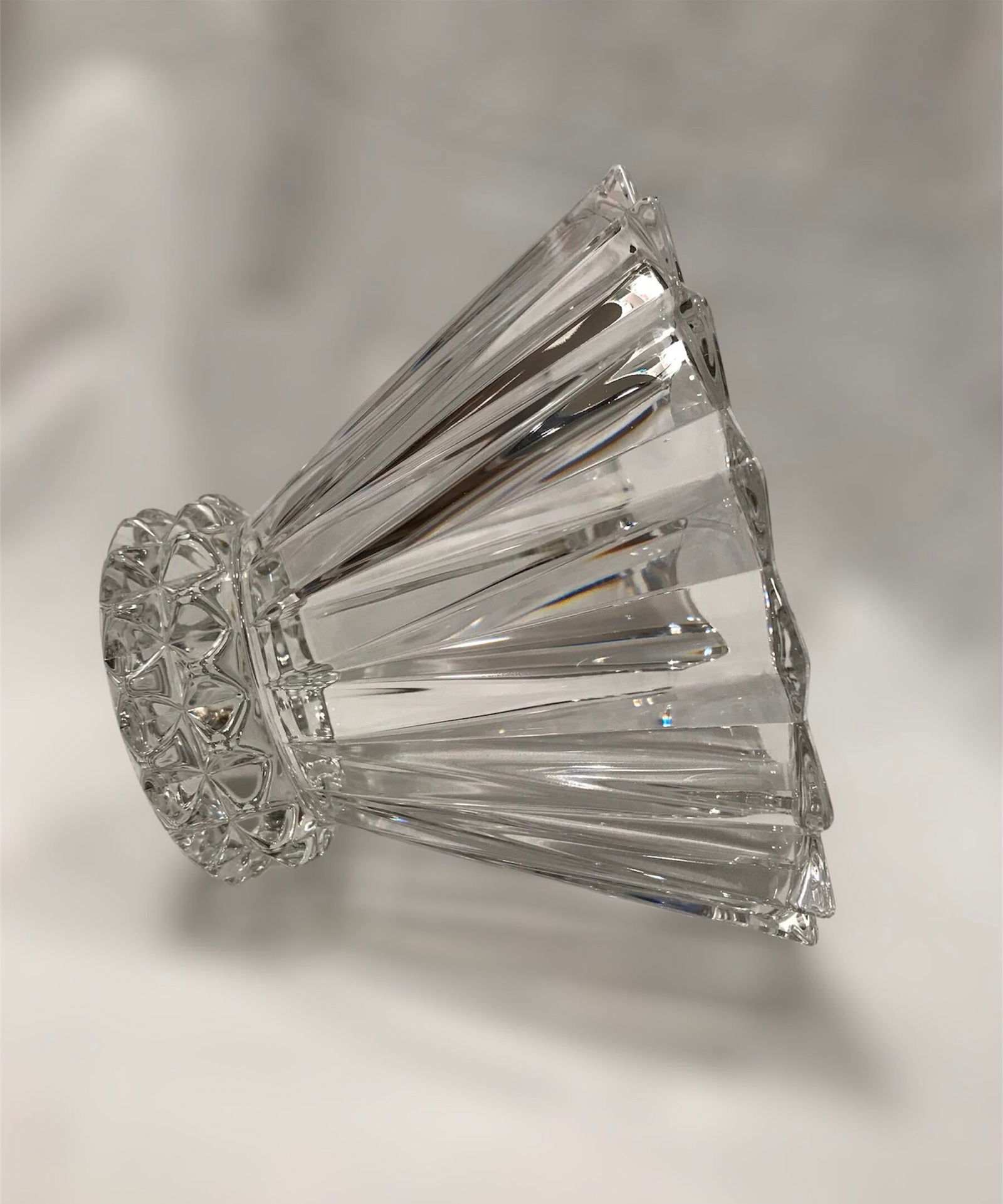 1990s Rosenthal Crystal Glass Blossom Pattern Bowl, Made in Germany - 11