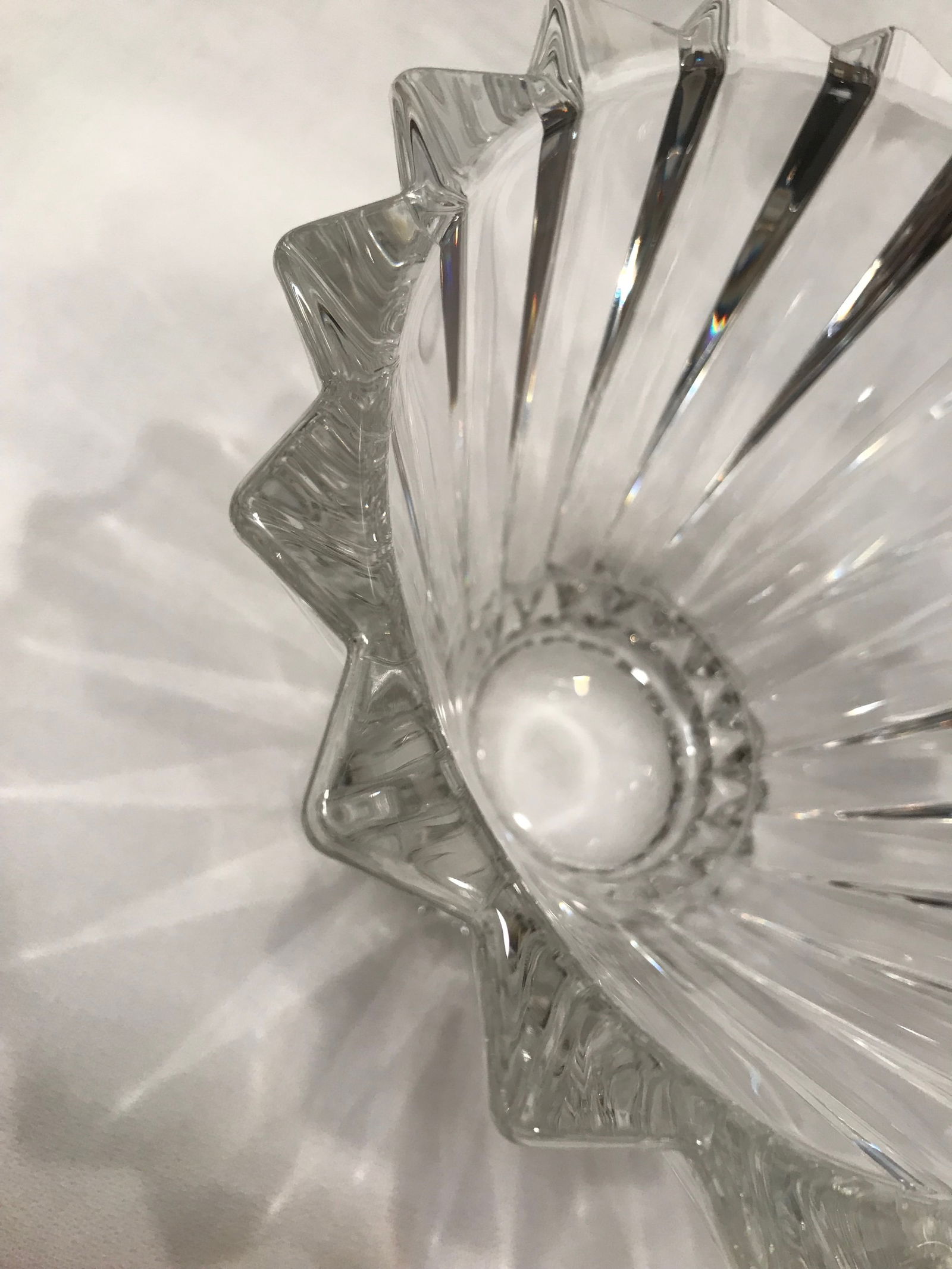 1990s Rosenthal Crystal Glass Blossom Pattern Bowl, Made in Germany - 4