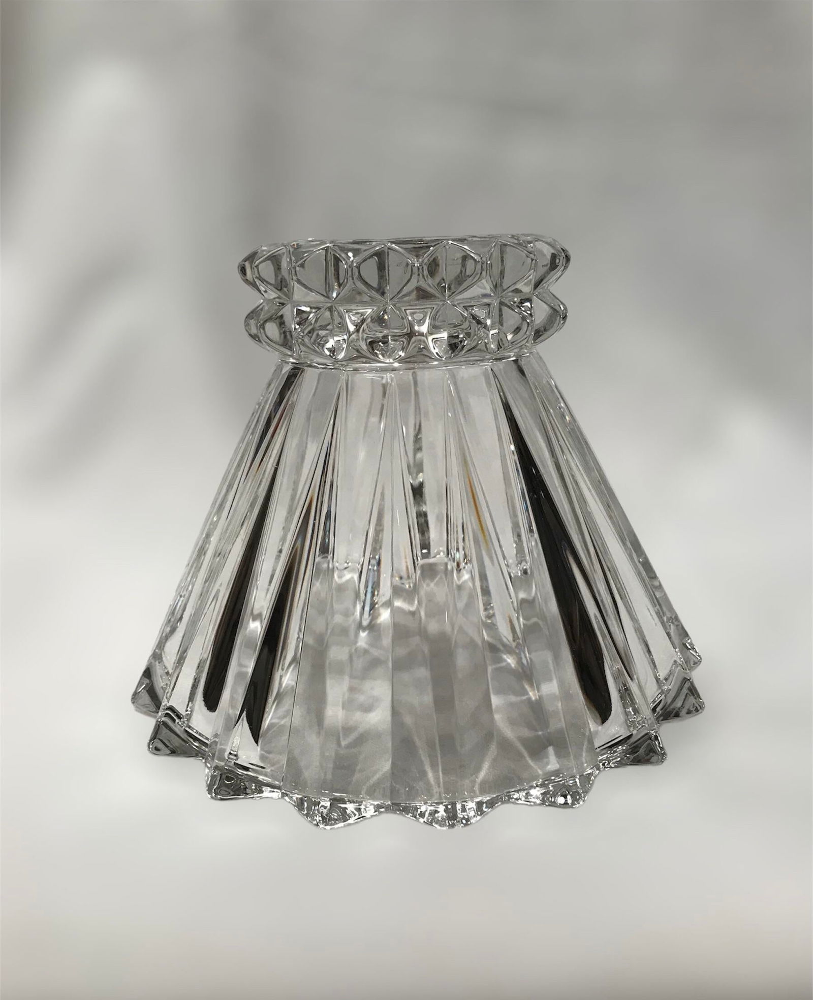 1990s Rosenthal Crystal Glass Blossom Pattern Bowl, Made in Germany - 8