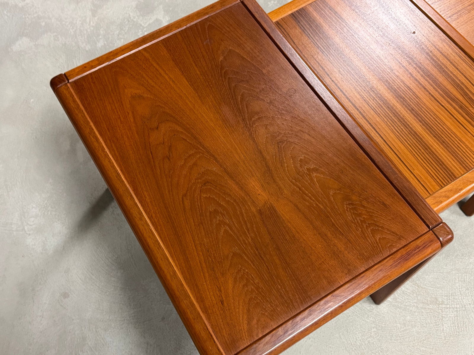 1960s Danish Modern Teak Nesting End Tables - Set of 3 - 4