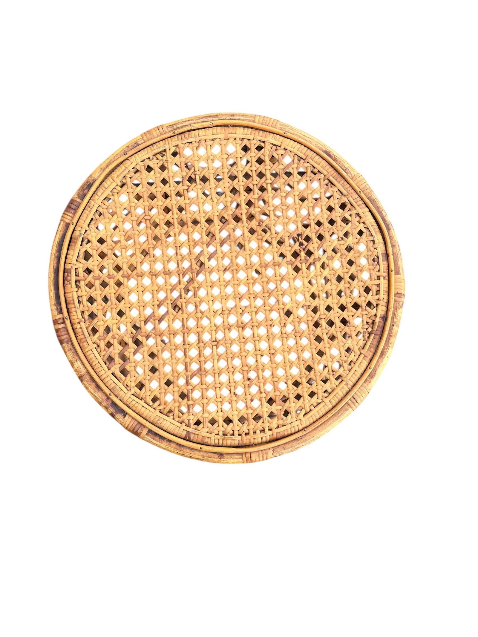 1960s Wicker/ Bamboo/ Cane / Side Table - 2