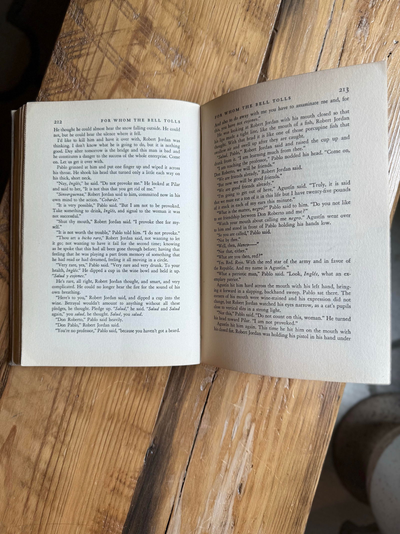 1940 Edition Ernest Hemingway for Whom the Bell Tolls Hardcover Book - 5