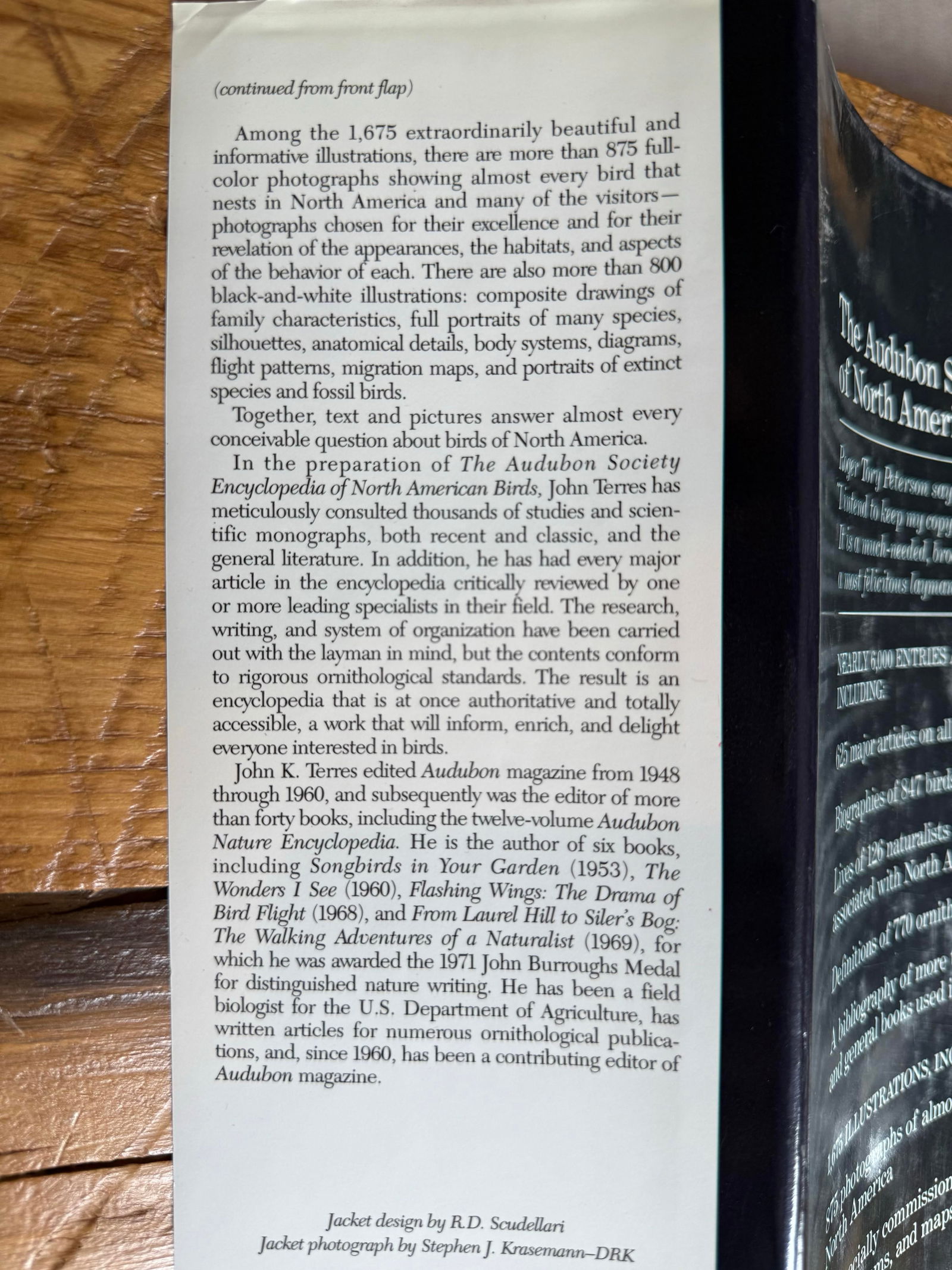 Large 1991 Edition the Audobon Society Encyclopedia of North American Birds by John K. Terres - 11