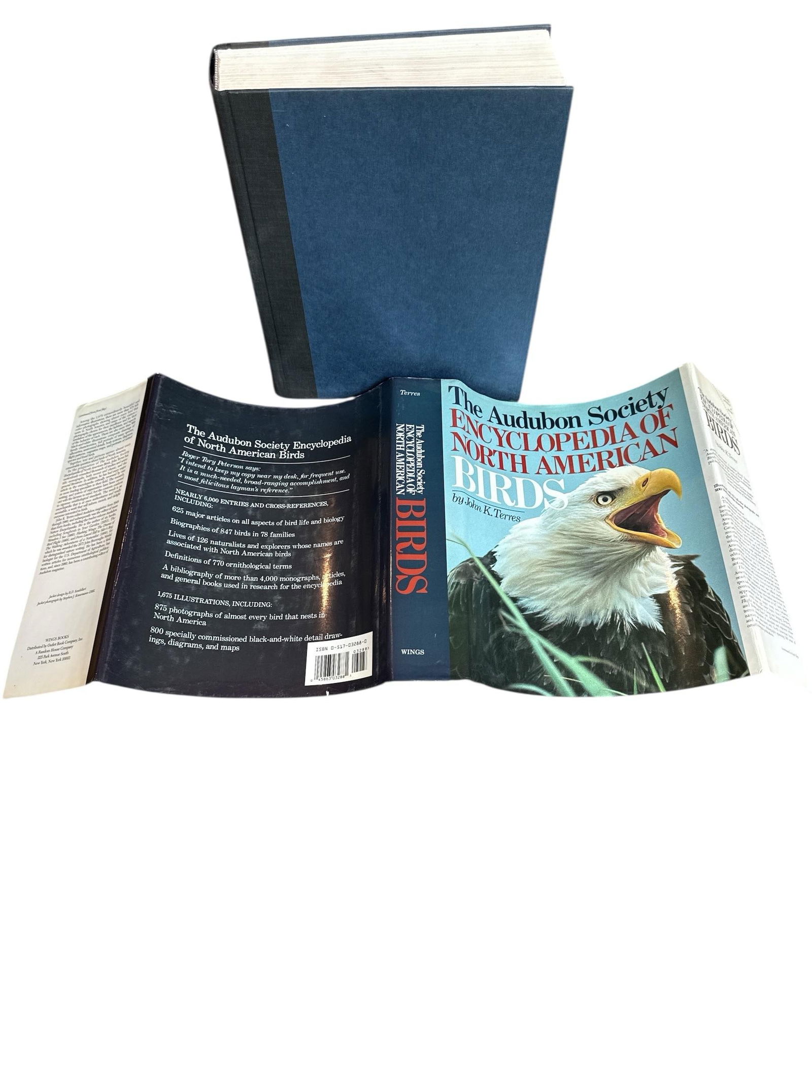 Large 1991 Edition the Audobon Society Encyclopedia of North American Birds by John K. Terres - 2