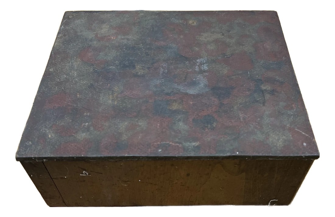 1970s Handmade Industrial Style Wooden Box: Up for consideration is a beautiful wooden industrial style box. This would lovely on display in your home and it is a great find for the interior design enthusiast. Please check out my other