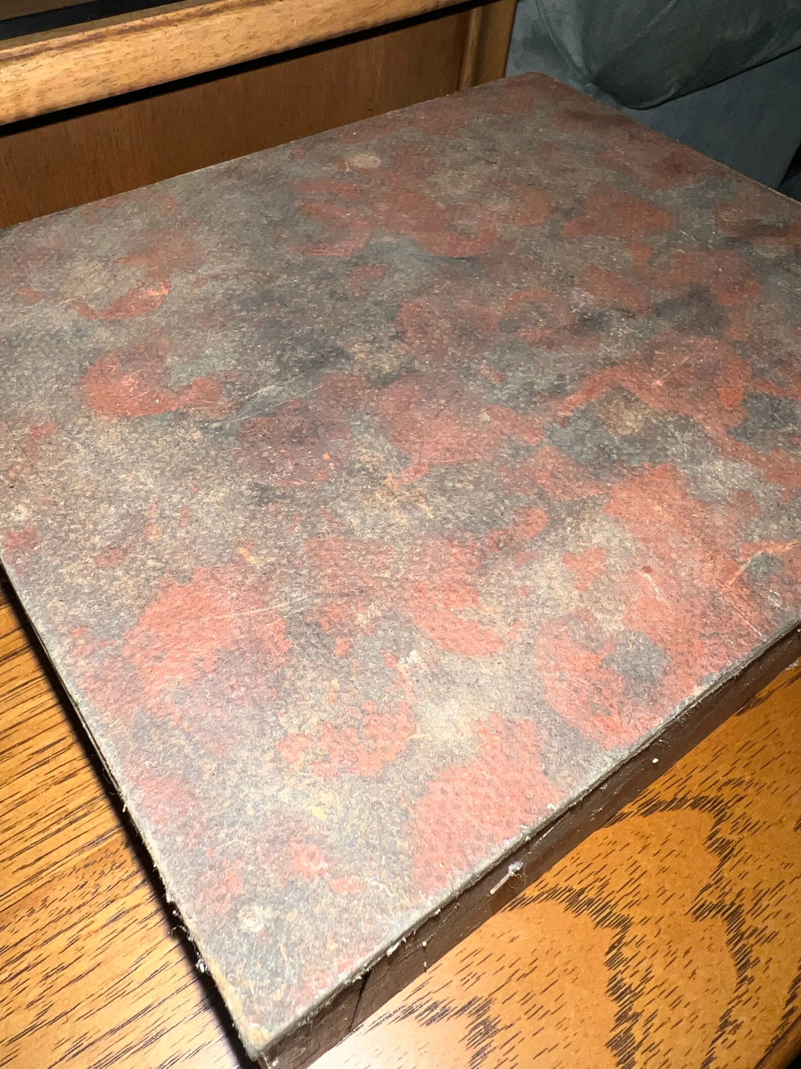 1970s Handmade Industrial Style Wooden Box - 3