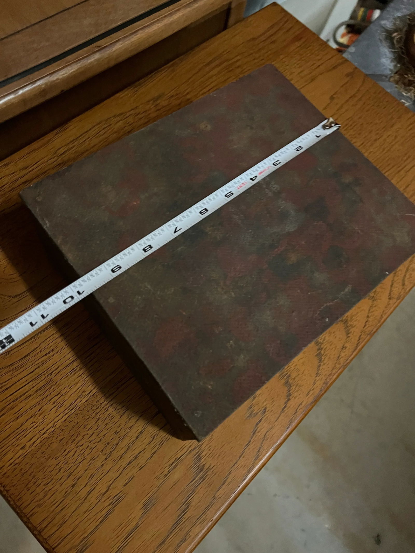 1970s Handmade Industrial Style Wooden Box - 6