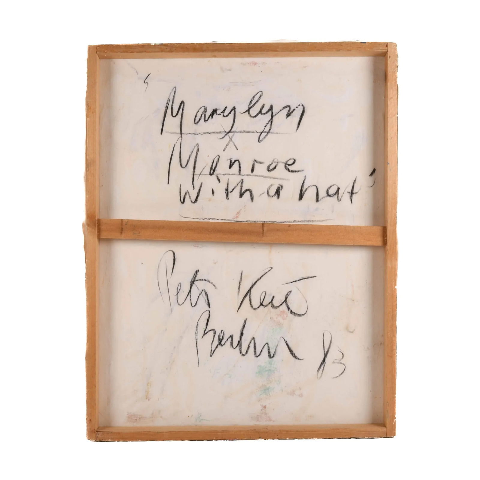 1980s Signed Peter Keil "Marilyn Monroe" Mix Media on Canvas - 6