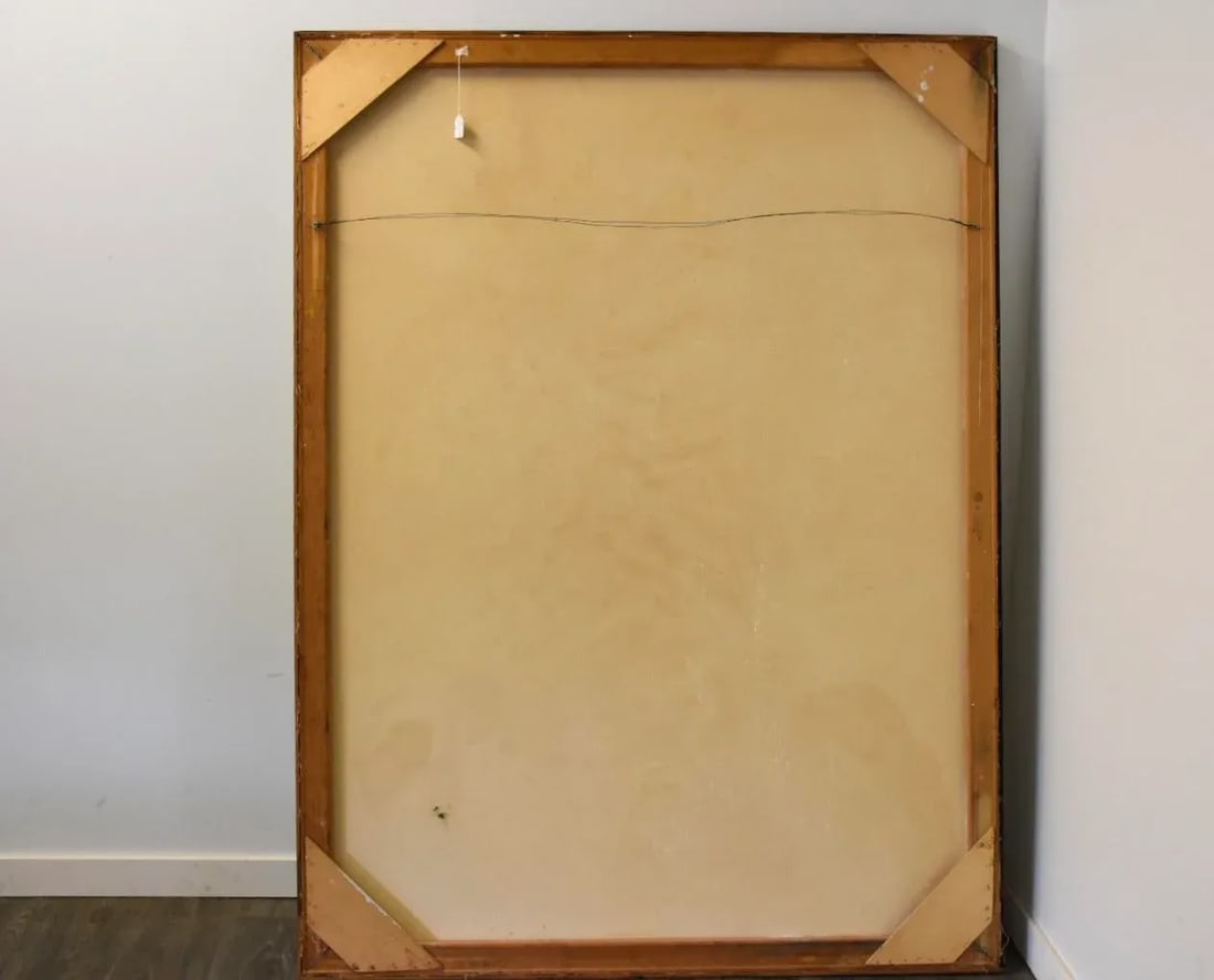 Abstract Yellow Painting Signed "Marty - 8